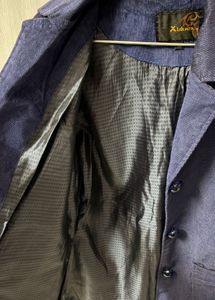 Blue Corduroy Blazer Jacket