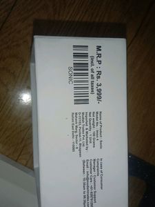 Sonic Branded Ear Buds Unused With Cover,Cable