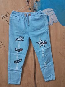 Cool Blue Kids Denim Pants