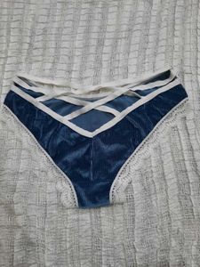 Blue Velvet & Lace Lingerie