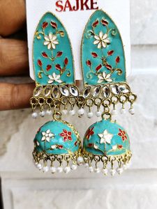 Meenakari Jhumka