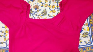 Hot Pink Midi Dress