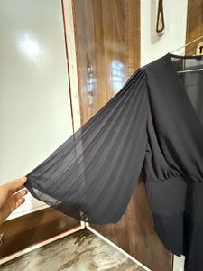 Boohoo Black Thong Top