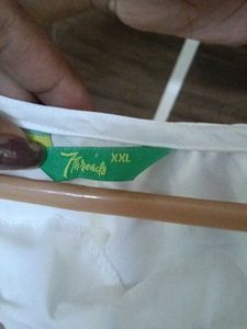 Elegant White Embroidered Kurta