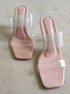 Stilletos With Transparent Strap