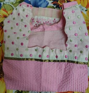 Pink Embroidered Blouse