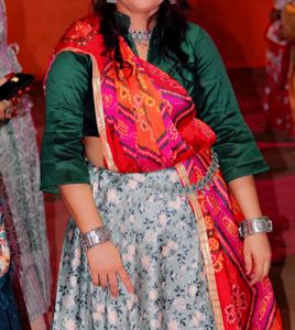 Lehenga With Stitch Blouse