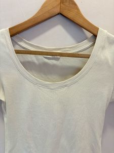 Beautiful Cropped Scoop Neck Tee