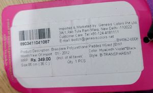Bwitch Seamless Padded Wired Bra Size- 36 C