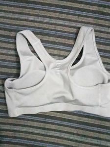 White Sports Bra