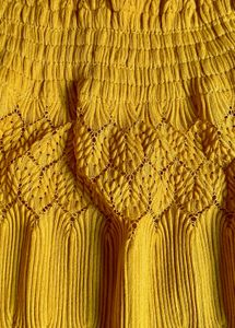 Mustard Yellow Off Shoulder Top