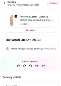 Victoria Secreat Bare Vanilla Prefume Decant 10 mL