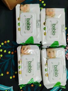 Babio Baby Wet Wipes (4 Pack)