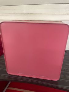Pink Colour Square Aluminium Box in Size 9x9 inch