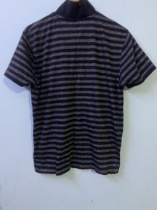 Black And Grey Stripes Men’s T-shirt