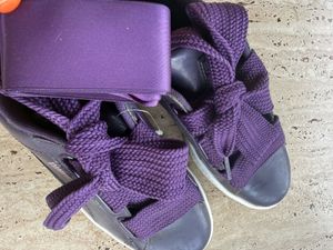 Puma Original Purple Ribbon Sneakers with box