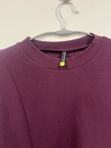 Elegant Purple Midi Dress