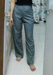 Formal Check Pants For Women