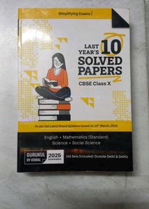 CBSE Class X Solved Papers