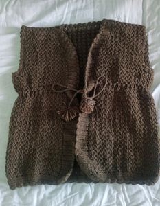 Dark Olive Colour Handmade Sweater ✨