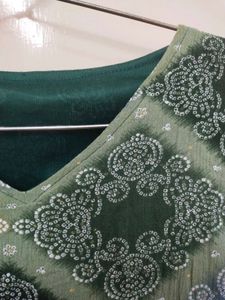 New Green Floral Tunic - Top