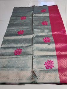 Elegant Silk Blend Saree