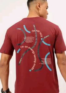 🔥 Graphic Print Tee - &#34;Energy Saving Mode&#34;