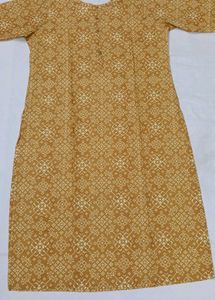 Daily Wear Golden Kurti