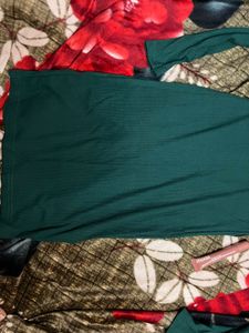 Green Zipper Dress