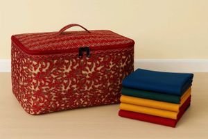 🇳🇿💫🔥 Red Embroidered Storage Box