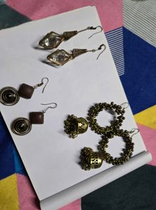 Earrings  4 pairs combo