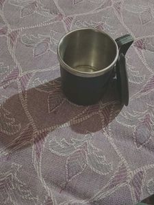 Vintage Black Travel Mug