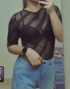 Black Mesh Top Looks Very Nice When Styled