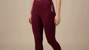 Burgundy Comfort Leggings