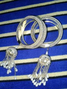 Sparkling Bangles with Charms