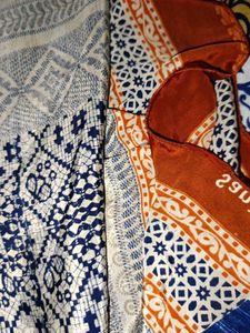 Crape Saree School Uniform