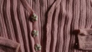 Pink Knit Cardigan