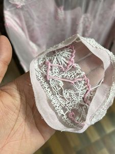 Pink authentic Chikankari Kurta