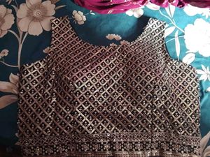 Sequined Party Blouse