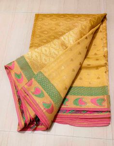 Elegant Yellow Saree