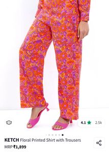 Ketch Floral Printed Co-Ords