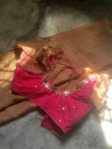 Elegant Saree with Blouse Piece