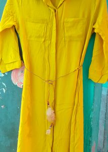 Mustard Yellow Dress