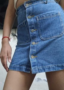 ​Denim Mini Skirt