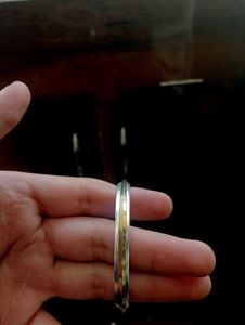 gold frame kada pure silver