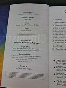 Xam Idea Class 12 Chemistry