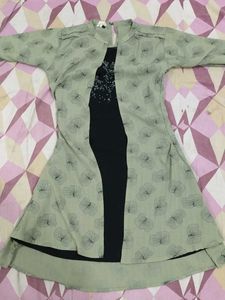 Layered Floral Print Dress