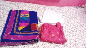 Ethnic Kurta Set with new saree