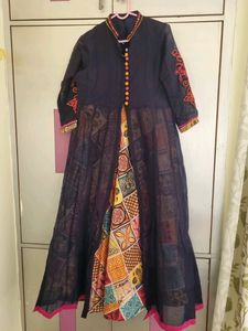 Front Open Kurti With Long Skirt