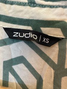 Geometric Print Shirt Dress